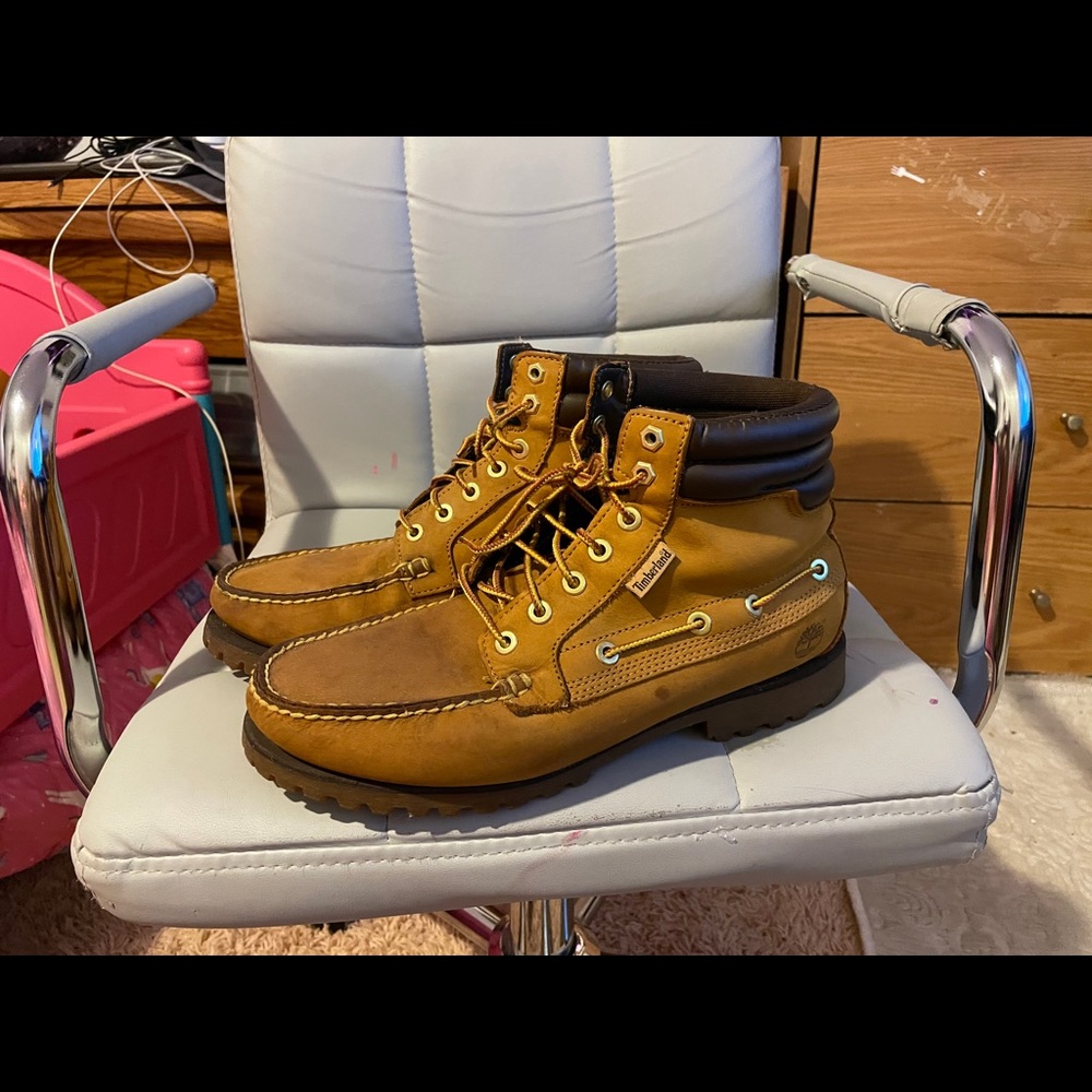 Timberland shoes with cleaner size 10.5 men’s